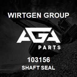 103156 Wirtgen Group SHAFT SEAL | AGA Parts