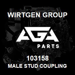 103158 Wirtgen Group MALE STUD COUPLING | AGA Parts