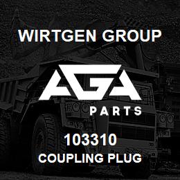 103310 Wirtgen Group COUPLING PLUG | AGA Parts