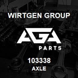 103338 Wirtgen Group AXLE | AGA Parts