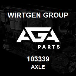 103339 Wirtgen Group AXLE | AGA Parts
