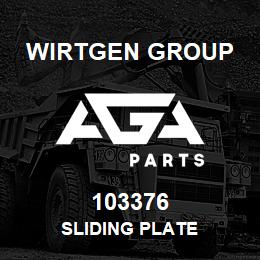 103376 Wirtgen Group SLIDING PLATE | AGA Parts