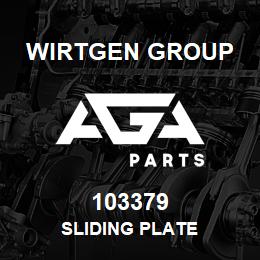 103379 Wirtgen Group SLIDING PLATE | AGA Parts