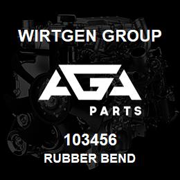 103456 Wirtgen Group RUBBER BEND | AGA Parts