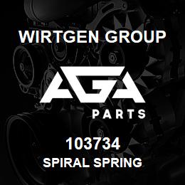 103734 Wirtgen Group SPIRAL SPRING | AGA Parts