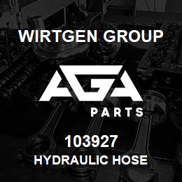 103927 Wirtgen Group HYDRAULIC HOSE | AGA Parts