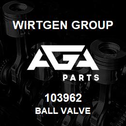 103962 Wirtgen Group BALL VALVE | AGA Parts