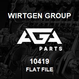 10419 Wirtgen Group FLAT FILE | AGA Parts