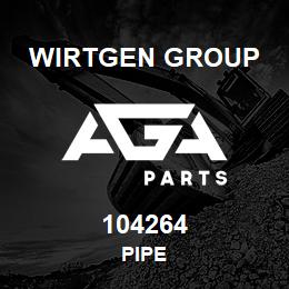 104264 Wirtgen Group PIPE | AGA Parts