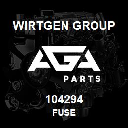 104294 Wirtgen Group FUSE | AGA Parts