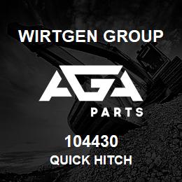 104430 Wirtgen Group QUICK HITCH | AGA Parts