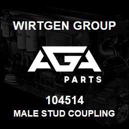 104514 Wirtgen Group MALE STUD COUPLING | AGA Parts