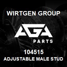 104515 Wirtgen Group ADJUSTABLE MALE STUD ELBOW | AGA Parts