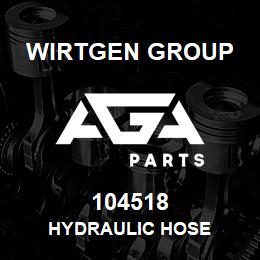 104518 Wirtgen Group HYDRAULIC HOSE | AGA Parts