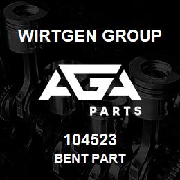 104523 Wirtgen Group BENT PART | AGA Parts