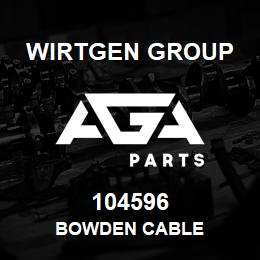 104596 Wirtgen Group BOWDEN CABLE | AGA Parts