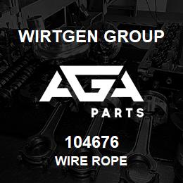 104676 Wirtgen Group WIRE ROPE | AGA Parts