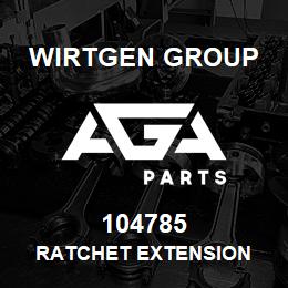 104785 Wirtgen Group RATCHET EXTENSION | AGA Parts