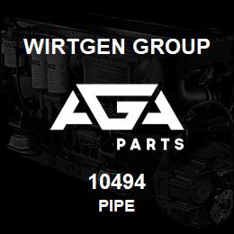 10494 Wirtgen Group PIPE | AGA Parts