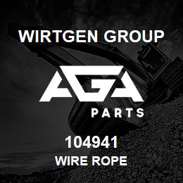 104941 Wirtgen Group WIRE ROPE | AGA Parts