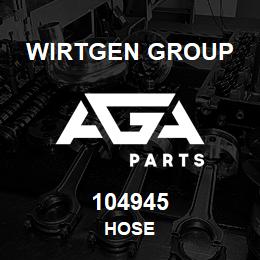104945 Wirtgen Group HOSE | AGA Parts