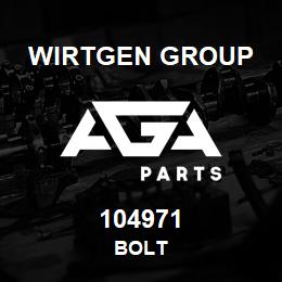 104971 Wirtgen Group BOLT | AGA Parts