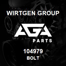 104979 Wirtgen Group BOLT | AGA Parts