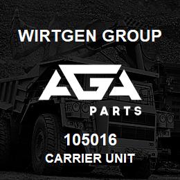 105016 Wirtgen Group CARRIER UNIT | AGA Parts