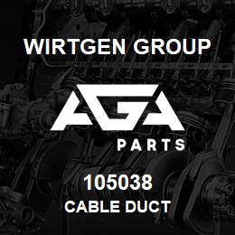 105038 Wirtgen Group CABLE DUCT | AGA Parts