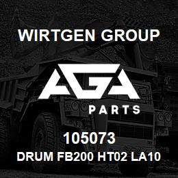 105073 Wirtgen Group DRUM FB200 HT02 LA10 | AGA Parts