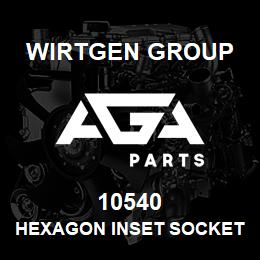 10540 Wirtgen Group HEXAGON INSET SOCKET | AGA Parts