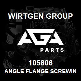 105806 Wirtgen Group ANGLE FLANGE SCREWING | AGA Parts