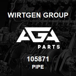 105871 Wirtgen Group PIPE | AGA Parts