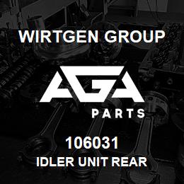 106031 Wirtgen Group IDLER UNIT REAR | AGA Parts