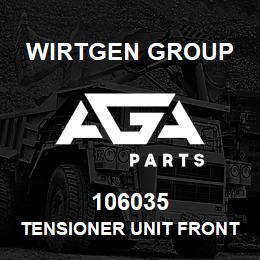 106035 Wirtgen Group TENSIONER UNIT FRONT | AGA Parts