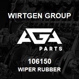 106150 Wirtgen Group WIPER RUBBER | AGA Parts