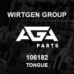 106182 Wirtgen Group TONGUE | AGA Parts
