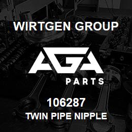 106287 Wirtgen Group TWIN PIPE NIPPLE | AGA Parts