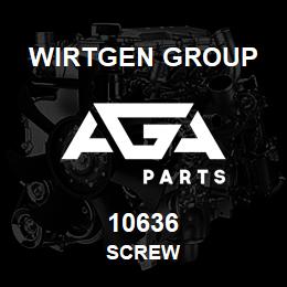 10636 Wirtgen Group SCREW | AGA Parts