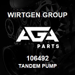 106492 Wirtgen Group TANDEM PUMP | AGA Parts