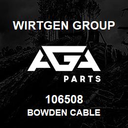 106508 Wirtgen Group BOWDEN CABLE | AGA Parts