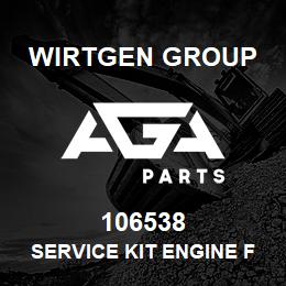 106538 Wirtgen Group SERVICE KIT ENGINE FILTERS | AGA Parts