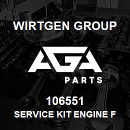 106551 Wirtgen Group SERVICE KIT ENGINE FILTERS | AGA Parts