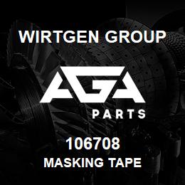 106708 Wirtgen Group MASKING TAPE | AGA Parts