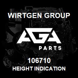 106710 Wirtgen Group HEIGHT INDICATION | AGA Parts