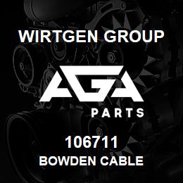 106711 Wirtgen Group BOWDEN CABLE | AGA Parts