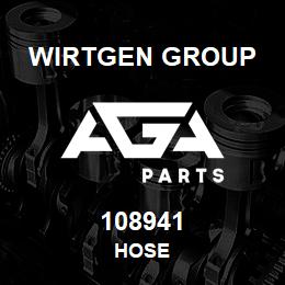 108941 Wirtgen Group HOSE | AGA Parts