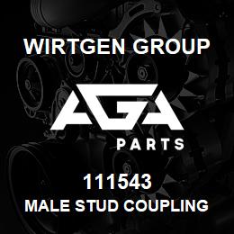 111543 Wirtgen Group MALE STUD COUPLING | AGA Parts