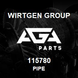 115780 Wirtgen Group PIPE | AGA Parts