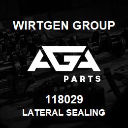 118029 Wirtgen Group LATERAL SEALING | AGA Parts